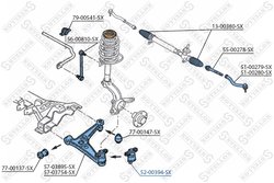 PIVOT STELLOX 52-00394-SX - Compatibil cu FORD, SEAT, VW