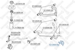 PIVOT STELLOX 52-53004-SX - Compatibil cu AUDI, KIA, VW
