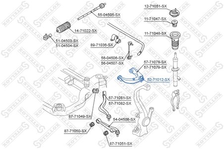 Pivot Stellox 52-71012-SX