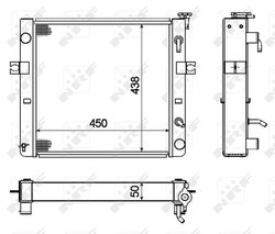RADIATOR RACIRE MOTOR NRF 52297A - Piesa auto compatibila cu mai multe marci
