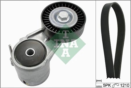 SET CUREA TRANSMISIE CU CANELURI INA 529 0008 10 - Compatibil cu CHEVROLET, OPEL, VAUXHALL