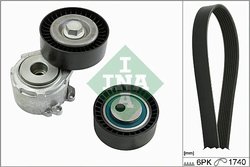 Set curea transmisie cu caneluri INA 529 0017 10