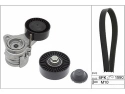 Set curea transmisie cu caneluri INA 529 0043 10