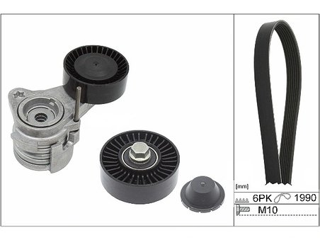 Set curea transmisie cu caneluri INA 529 0043 10