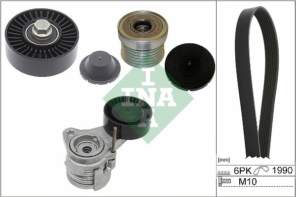 SET CUREA TRANSMISIE CU CANELURI INA 529 0043 20 - Compatibil cu BMW, BMW (BRILLIANCE)