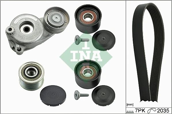 Set curea transmisie cu caneluri INA 529 0050 21