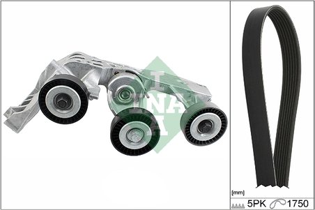 SET CUREA TRANSMISIE CU CANELURI INA 529 0081 10 - Compatibil cu MERCEDES-BENZ