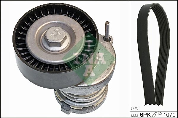 Set curea transmisie cu caneluri INA 529 0084 10