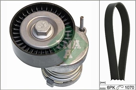 Set curea transmisie cu caneluri INA 529 0084 10
