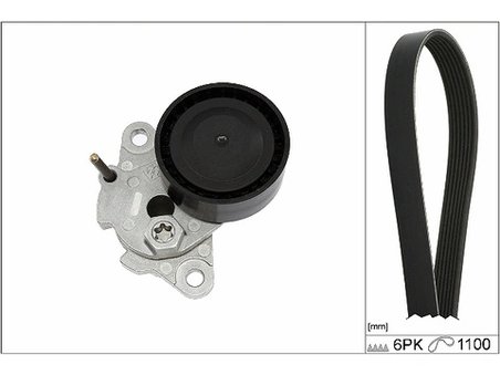 SET CUREA TRANSMISIE CU CANELURI INA 529 0085 10 - Compatibil cu AUDI