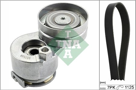 Set curea transmisie cu caneluri INA 529 0088 10