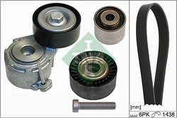 Set curea transmisie cu caneluri INA 529 0107 10