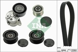Set curea transmisie cu caneluri INA 529 0115 20