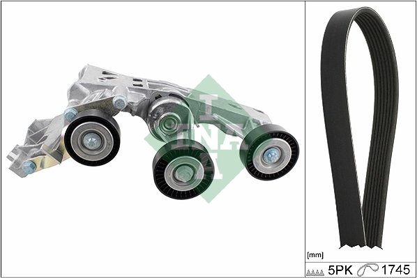 Set curea transmisie cu caneluri INA 529 0148 10
