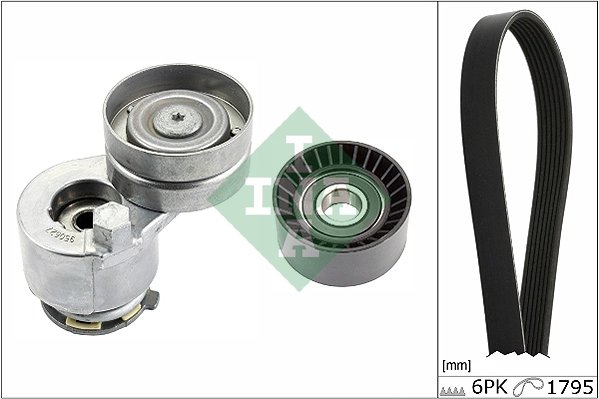 SET CUREA TRANSMISIE CU CANELURI INA 529 0124 10 - Compatibil cu MITSUBISHI, NISSAN, OPEL, RENAULT, VAUXHALL
