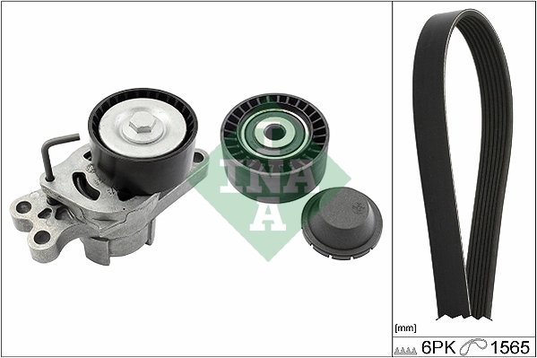 SET CUREA TRANSMISIE CU CANELURI INA 529 0149 10 - Compatibil cu CITROEN, PEUGEOT