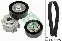 Set curea transmisie cu caneluri INA 529 0158 10