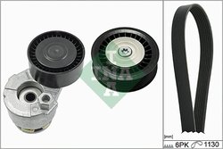 SET CUREA TRANSMISIE CU CANELURI INA 529 0165 10 - Compatibil cu DACIA, LADA, MAHINDRA RENAULT, NISSAN, RENAULT