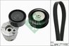 SET CUREA TRANSMISIE CU CANELURI INA 529 0165 10 - Compatibil cu DACIA, LADA, MAHINDRA RENAULT, NISSAN, RENAULT