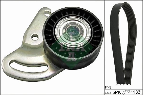 Set curea transmisie cu caneluri INA 529 0178 10