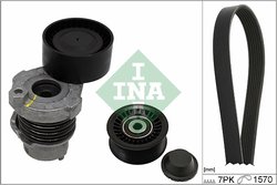 Set curea transmisie cu caneluri INA 529 0187 10