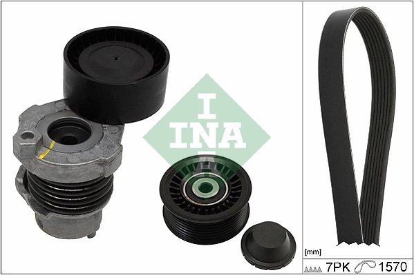 Set curea transmisie cu caneluri INA 529 0187 10