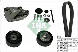 Set curea transmisie cu caneluri INA 529 0198 10