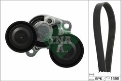 Set curea transmisie cu caneluri INA 529 0206 10