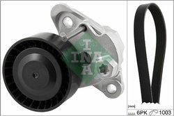Set curea transmisie cu caneluri INA 529 0208 10
