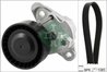 SET CUREA TRANSMISIE CU CANELURI INA 529 0208 10 - Compatibil cu SEAT, SKODA, VW