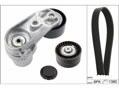 SET CUREA TRANSMISIE CU CANELURI INA 529 0210 10 - Compatibil cu BMW