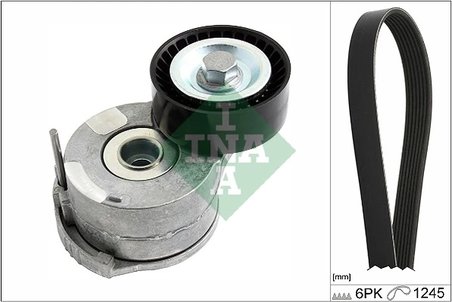 SET CUREA TRANSMISIE CU CANELURI INA 529 0222 10 - Compatibil cu FORD, FORD AUSTRALIA