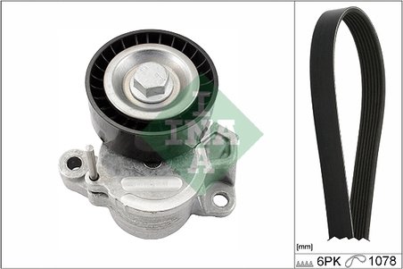 SET CUREA TRANSMISIE CU CANELURI INA 529 0235 10 - Compatibil cu AUDI, SEAT, SKODA, VW