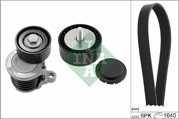 Set curea transmisie cu caneluri INA 529 0238 10