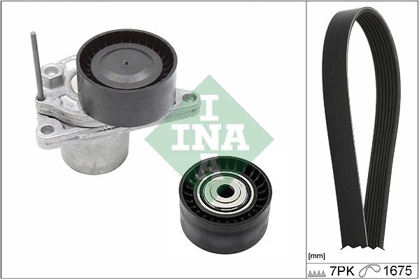 Set curea transmisie cu caneluri INA 529 0247 10