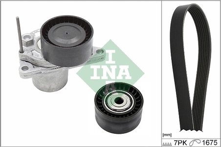Set curea transmisie cu caneluri INA 529 0247 10