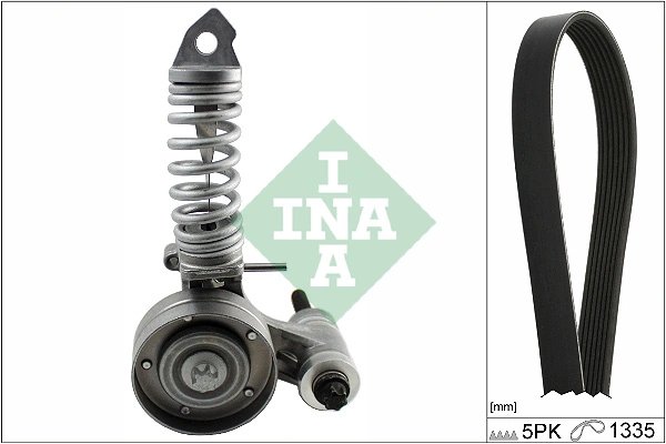 SET CUREA TRANSMISIE CU CANELURI INA 529 0295 10 - Compatibil cu CHEVROLET, OPEL, VAUXHALL