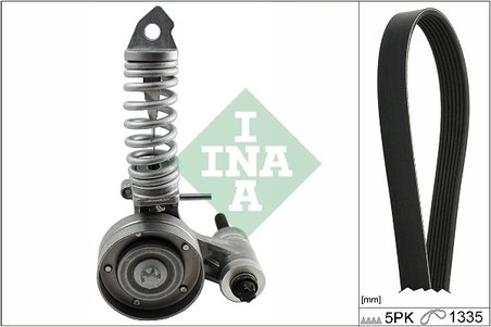 SET CUREA TRANSMISIE CU CANELURI INA 529 0295 10 - Compatibil cu CHEVROLET, OPEL, VAUXHALL