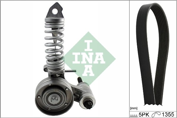 Set curea transmisie cu caneluri INA 529 0297 10