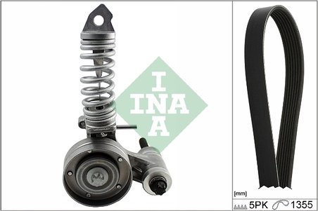 Set curea transmisie cu caneluri INA 529 0297 10