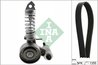 Set curea transmisie cu caneluri INA 529 0297 10