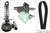 POMPA APA + SET CUREA TRANSMISIE CU CANELURI INA 529 0297 31 - Compatibil cu HOLDEN, OPEL, VAUXHALL