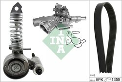 Pompa apa + Set curea transmisie cu caneluri INA 529 0297 30