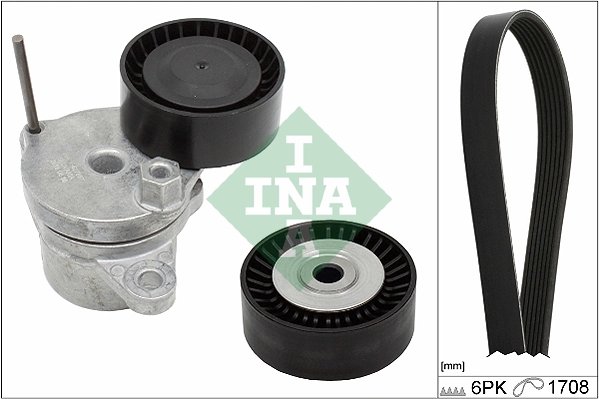SET CUREA TRANSMISIE CU CANELURI INA 529 0310 10 - Compatibil cu CITROEN, OPEL, PEUGEOT, VAUXHALL