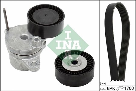 SET CUREA TRANSMISIE CU CANELURI INA 529 0310 10 - Compatibil cu CITROEN, OPEL, PEUGEOT, VAUXHALL