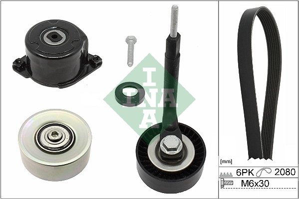 SET CUREA TRANSMISIE CU CANELURI INA 529 0314 10 - Compatibil cu BMW