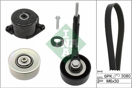 SET CUREA TRANSMISIE CU CANELURI INA 529 0314 10 - Compatibil cu BMW