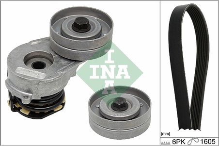 SET CUREA TRANSMISIE CU CANELURI INA 529 0330 10 - Compatibil cu OPEL, VAUXHALL