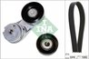 Set curea transmisie cu caneluri INA 529 0331 10