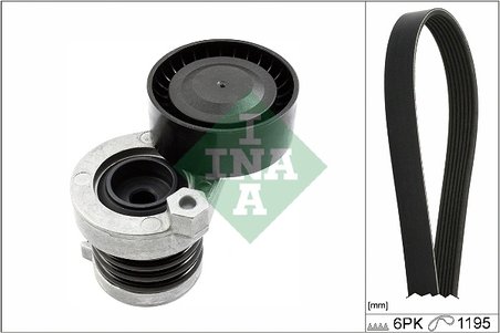 SET CUREA TRANSMISIE CU CANELURI INA 529 0339 10 - Compatibil cu DACIA, MERCEDES-BENZ, NISSAN, RENAULT